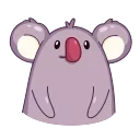 La Koala 스티커