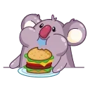 La Koala 스티커