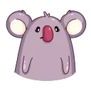 La Koala 스티커