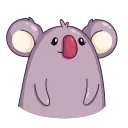 La Koala 스티커