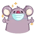 La Koala 스티커