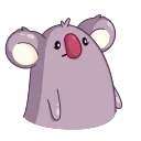 La Koala 스티커