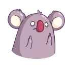 La Koala 스티커