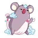 La Koala 스티커