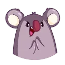 La Koala 스티커