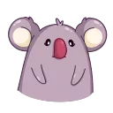 La Koala 스티커