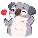 Kozy Koala 스티커