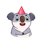 Kozy Koala 스티커