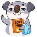 Kozy Koala 스티커