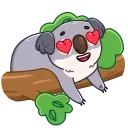 Kozy Koala 스티커