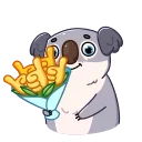 Kozy Koala 스티커