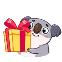 Kozy Koala 스티커