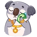 Kozy Koala 스티커