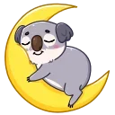 Kozy Koala 스티커