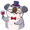 Kozy Koala 스티커