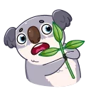 Kozy Koala 스티커