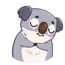 Kozy Koala 스티커