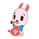 Bowtie Bunny 스티커