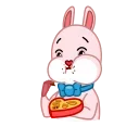 Bowtie Bunny 스티커