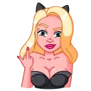 Lady Cat 스티커