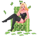 Lady Cat 스티커