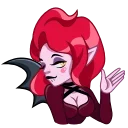 Lady Vampire 스티커
