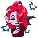 Lady Vampire 스티커