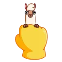 Lama 스티커