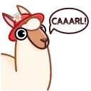 Lama 스티커