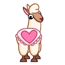 Lama 스티커