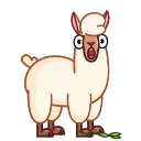 Lama 스티커
