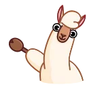 Lama 스티커