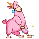 Lama 스티커