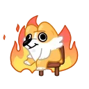 Corgi Life 스티커