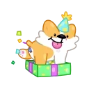 Corgi Life 스티커