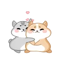 Love Hamsters 스티커