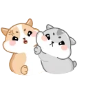 Love Hamsters 스티커