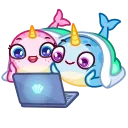 Narwhalentine 스티커