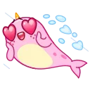 Narwhalentine 스티커