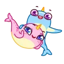 Narwhalentine 스티커