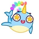 Narwhalentine 스티커