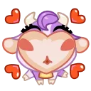 Milka 스티커
