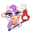 Milka 스티커