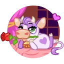 Milka 스티커