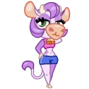 Milka 스티커