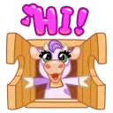 Milka 스티커