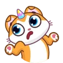 A Unicorn Cat 스티커