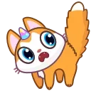 A Unicorn Cat 스티커