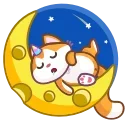 A Unicorn Cat 스티커