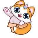 A Unicorn Cat 스티커